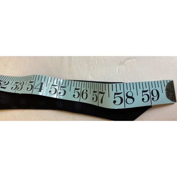 Geoffrey Beene Mens Formal Silk Necktie Black On Black Polka Dots - Picture 5 of 7